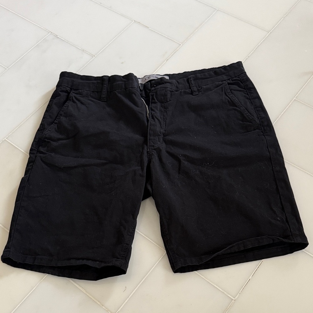 Joe's Jeans Black Flat Front Men's Shorts